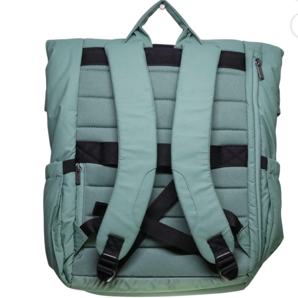 NWT Open Story Puffer Backpack - Green - Picture 2 of 13